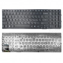 Клавиатура для ноутбука Sony Vaio VPC-SE, черная, без рамки