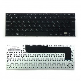 Клавиатура для ноутбука Asus Zenbook UX21, черная, без рамки