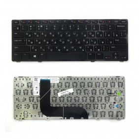Клавиатура для ноутбука Dell Inspiron N411z, черная, с рамкой