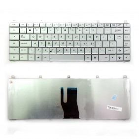 Клавиатура для ноутбука Asus N45, серебристая