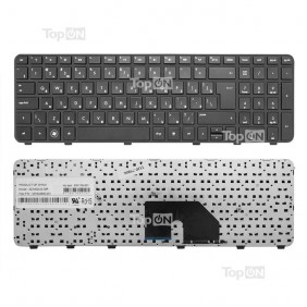 Клавиатура для ноутбука HP Pavilion DV6-6000, черная, с рамкой