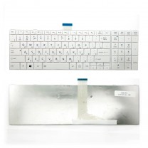 Клавиатура для ноутбука Toshiba C850, белая