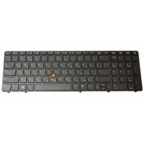 Клавиатура для ноутбука HP EliteBook 8560w, черная, без рамки
