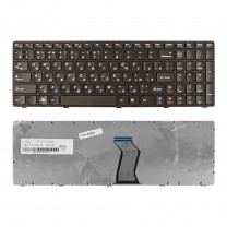 Клавиатура для ноутбука Lenovo Ideapad Z560, черная, с рамкой