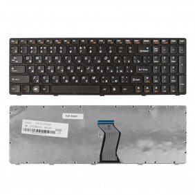 Клавиатура для ноутбука Lenovo B570, черная, с рамкой