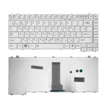 Клавиатура для ноутбука Toshiba A200, плоский Enter, белая