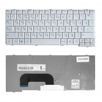 Клавиатура для ноутбука Lenovo IdeaPad S12, плоский Enter, белая