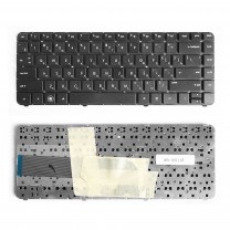 Клавиатура для ноутбука HP Pavilion DV4-3000, плоский Enter, черная, без рамки