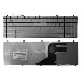 Клавиатура для ноутбука Asus N55, серебристая