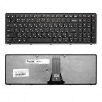 Клавиатура для ноутбука Lenovo IdeaPad Flex 15, черная, с рамкой