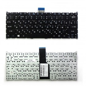 Клавиатура для ноутбука Acer Aspire S3, черная, без рамки