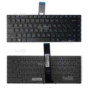 Клавиатура для ноутбука Asus S46, черная, без рамки