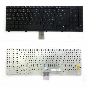 Клавиатура для ноутбука DNS Clevo D900, черная