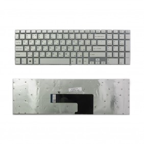 Клавиатура для ноутбука Sony SVF15, серебристая