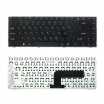 Клавиатура для ноутбука DNS 0150931, черная, с рамкой