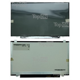 Матрица для ноутбука 14", 1366x768, cветодиодная (LED), 40 pin, SLIM, глянцевая, новая