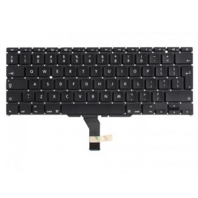 Клавиатура для ноутбука Apple MacBook Air 11" A1370, черная, без рамки