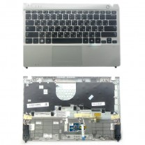 Клавиатура для ноутбука Samsung NP350U2A, черная, c топкейсом