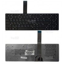 Клавиатура для ноутбука Asus K55, черная, без рамки