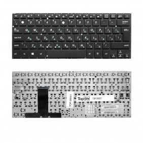 Клавиатура для ноутбука Asus UX31, черная, без рамки