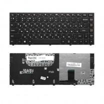 Клавиатура для ноутбука Lenovo Yoga 13, черная, с рамкой