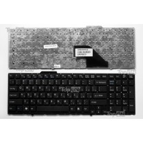 Клавиатура для ноутбука Sony Vaio VPC-F, черная, без рамки