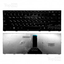 Клавиатура для ноутбука Toshiba Satellite R845, черная, с рамкой