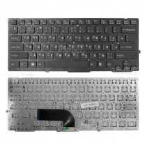 Клавиатура для ноутбука Sony Vaio VPC-SD, черная, без рамки