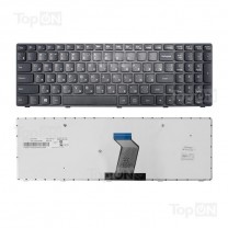 Клавиатура для ноутбука Lenovo G500, черная, с рамкой