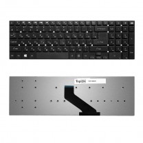 Клавиатура для ноутбука Packard Bell EasyNote TS13, черная, без рамки
