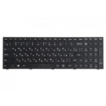 Клавиатура для ноутбука Lenovo G50-30, черная, с рамкой