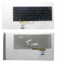 Клавиатура для ноутбука Samsung NP530U3B, черная, без рамки