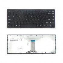 Клавиатура для ноутбука Lenovo G400, черная с рамкой