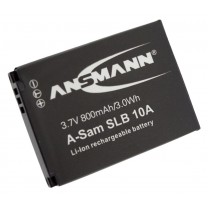 Аккумулятор SLB-10A для фотоаппарата Samsung ES50, Li-ion, 800 mAh