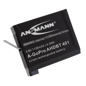 Аккумулятор AHDBT 401 для экшн-камеры GoPro Hero 4,  Li-ion, 1130 mAh