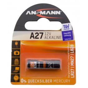 A27, батарейка алкалиновая (щелочная) Ansmann
