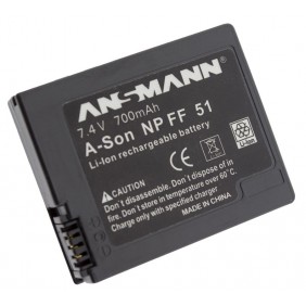 Аккумулятор NP-FF51 для видеокамеры Sony DCR-HC1000,  Li-ion, 700 mAh