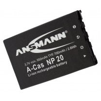 Аккумулятор NP-20 для фотоаппарата Casio EXILIM EX-Z5, Li-ion, 700 mAh