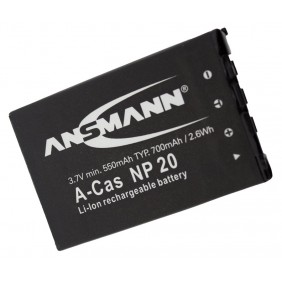 Аккумулятор NP-20 для фотоаппарата Casio EXILIM EX-Z5,  Li-ion, 700 mAh