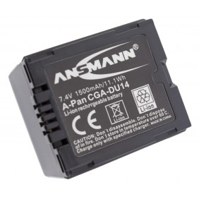 Аккумулятор CGA-DU14 для видеокамеры Panasonic NV-GS100K,  Li-ion, 1050 mAh