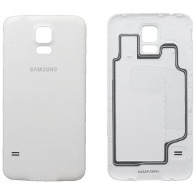 Задняя крышка для Samsung Galaxy S5 SM-G900F белая, оригинал
