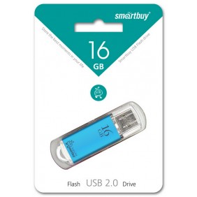 16GB USB Flash, Smart Buy V-Cut, синий