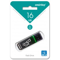 16GB USB 3.0 Flash, Smart Buy Glossy series, темно-серый