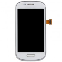 Дисплей для Samsung i8190 Galaxy S3 mini + тачскрин белый в раме