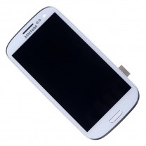 Дисплей для Samsung Galaxy S3 i9300 + тачскрин белый в раме