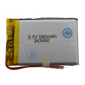Литий-полимерный аккумулятор 3.4X34X50mm 3.7V 580mAh