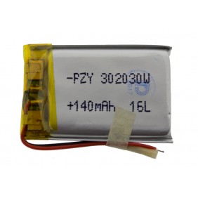 Литий-полимерный аккумулятор 3.0X20X30mm 3.7V 140mAh