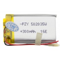 Литий-полимерный аккумулятор 5.0X20X35mm 3.7V 300mAh