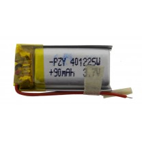 Литий-полимерный аккумулятор 4.0X12X25mm 3.7V 90mAh