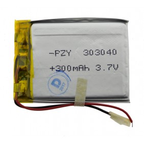 Литий-полимерный аккумулятор 3.0X30X40mm 3.7V 300mAh